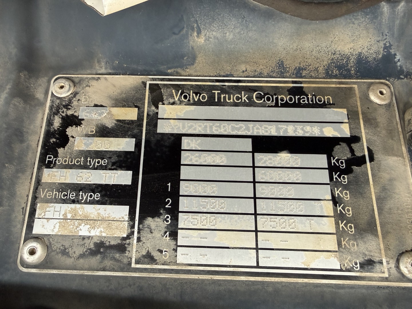 Volvo FH540 6x2*4 VM Tarm Hydraulik LS styring