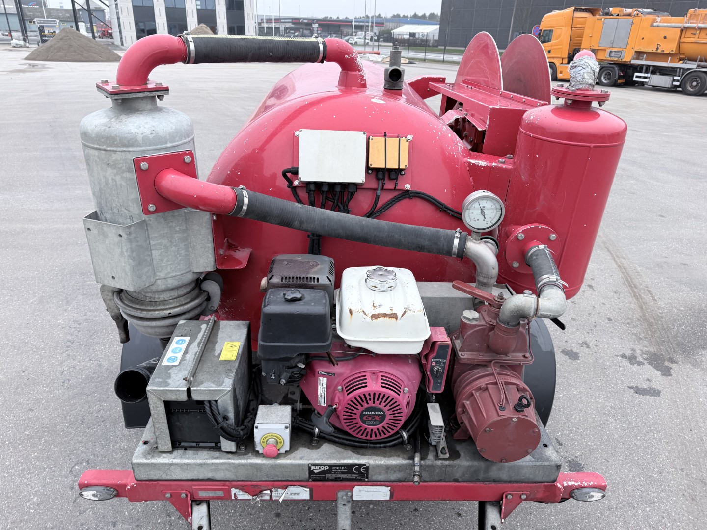 Diverse Tysse Nomek Minislamsuger / 1500 L Rustfri tank Trailer