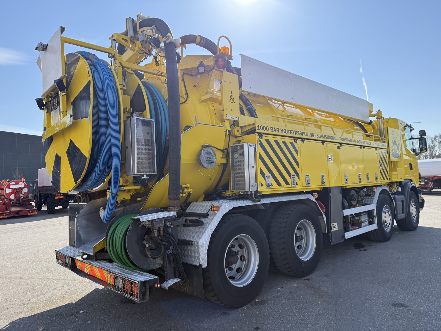 Scania G480 8x4 Hvidtved Larsen Flexline 413 Euro 5