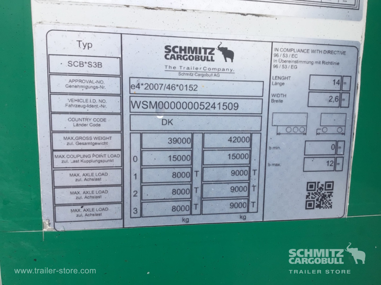 Schmitz Semi Reefer Standard