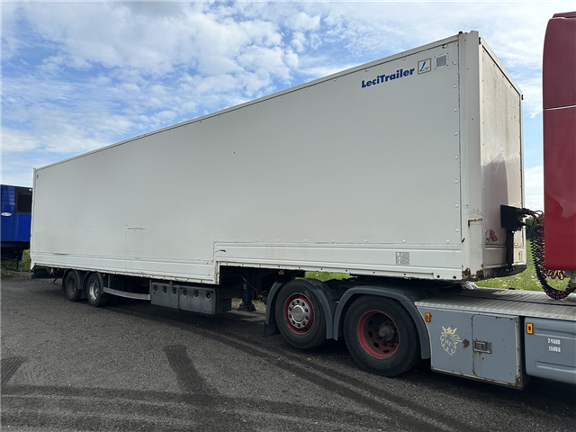 Leci Nedbygget Box trailer - maskin transport