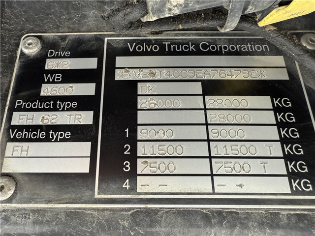 Volvo FH500 6x2*4 Hiab 262 EP-5 Euro 6