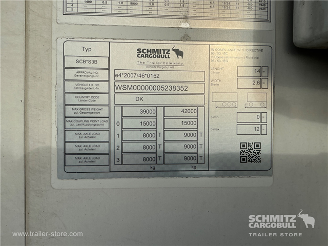 Schmitz Auflieger Tiefkühlkoffer Multitemp Dobbeltdækk