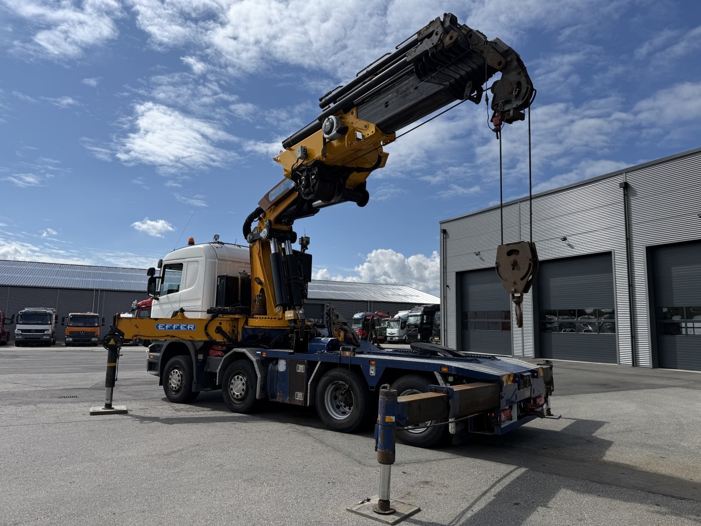 Scania R500 8X4 EFFER 1355 8/S m/spil Euro 5
