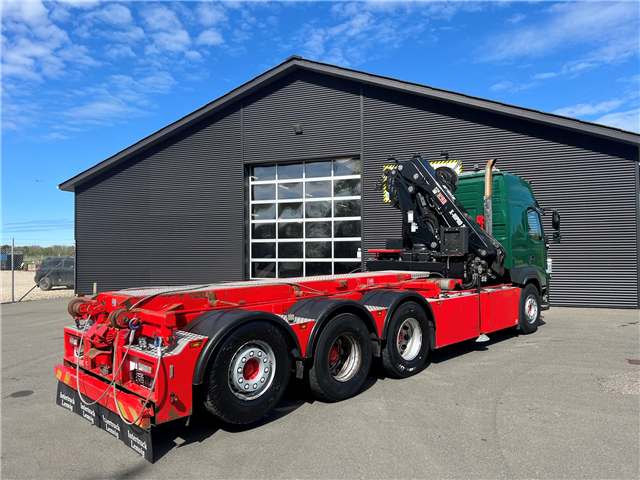 Volvo FM500 Hiab X-Hipro 262 E5 kran og Sawo hejs