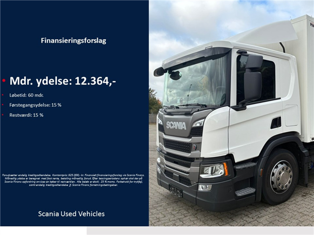 Scania P 250 B4x2NB Boks/lift