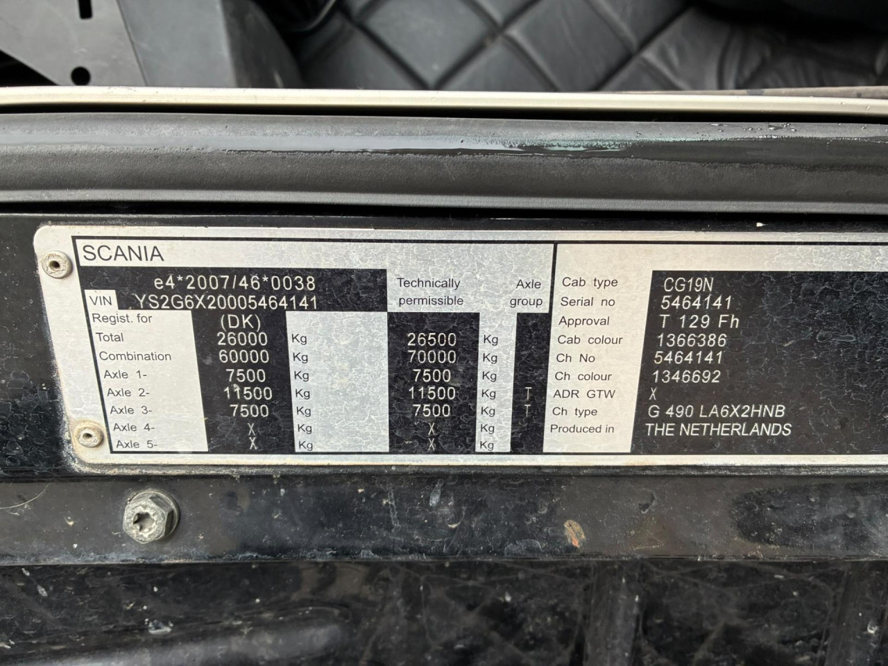 Scania G 490 LA6x2HNB - Hydraulik