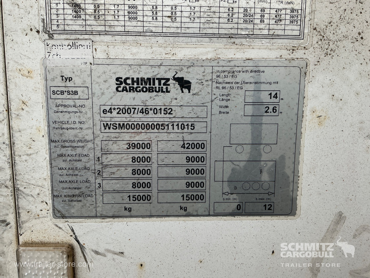 Schmitz Semi Reefer Standard Dobbeltdækk