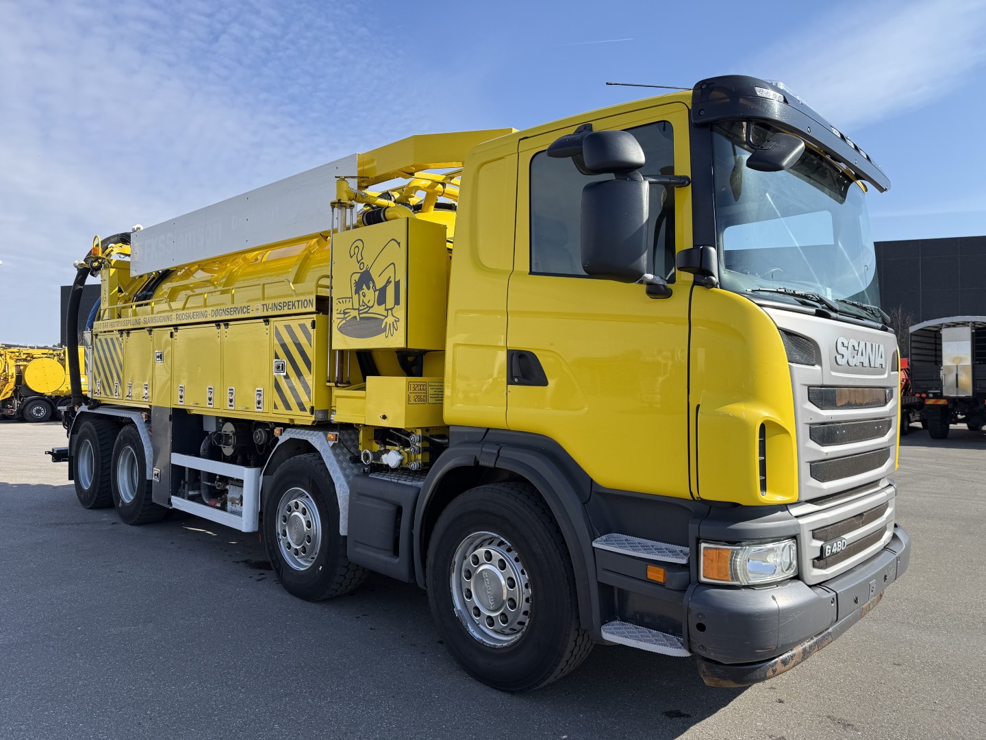 Scania G480 8x4 Hvidtved Larsen Flexline 413 Euro 5