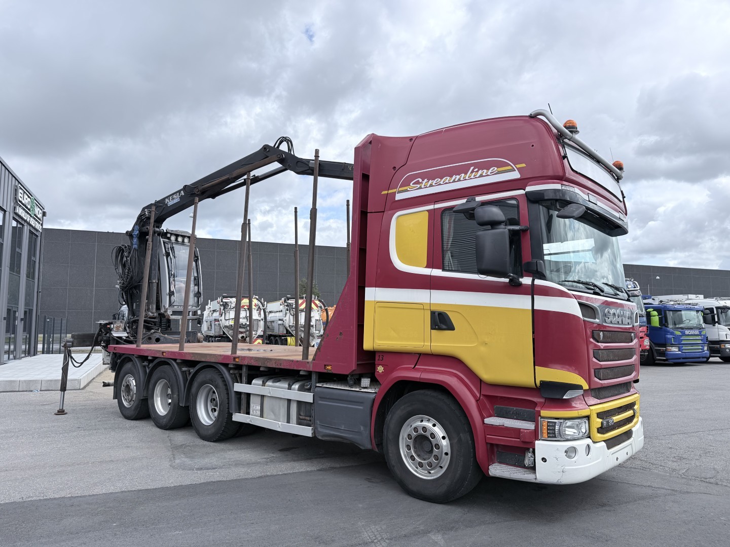 Scania R580 8x4*4 Kesla 21127 Skovbil