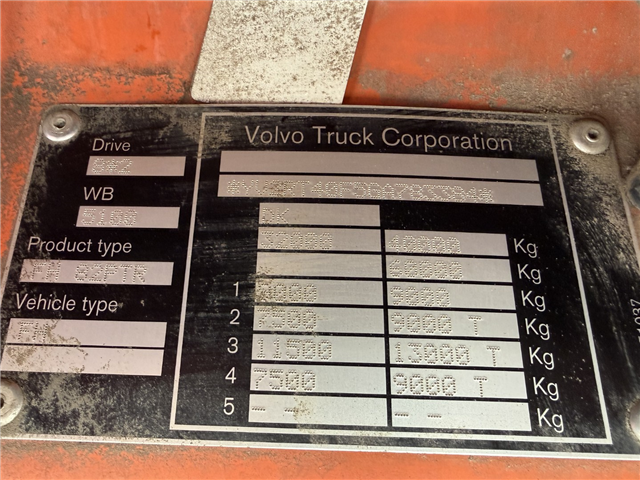 Volvo FH500 8x2*6 Tip / HMF 2120 K3