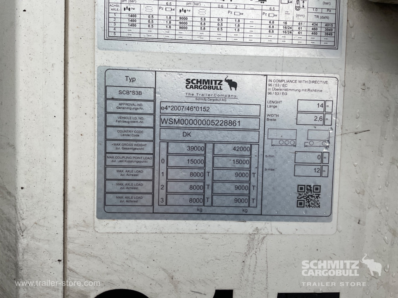 Schmitz Semi Reefer Multitemp Dobbeltdækk