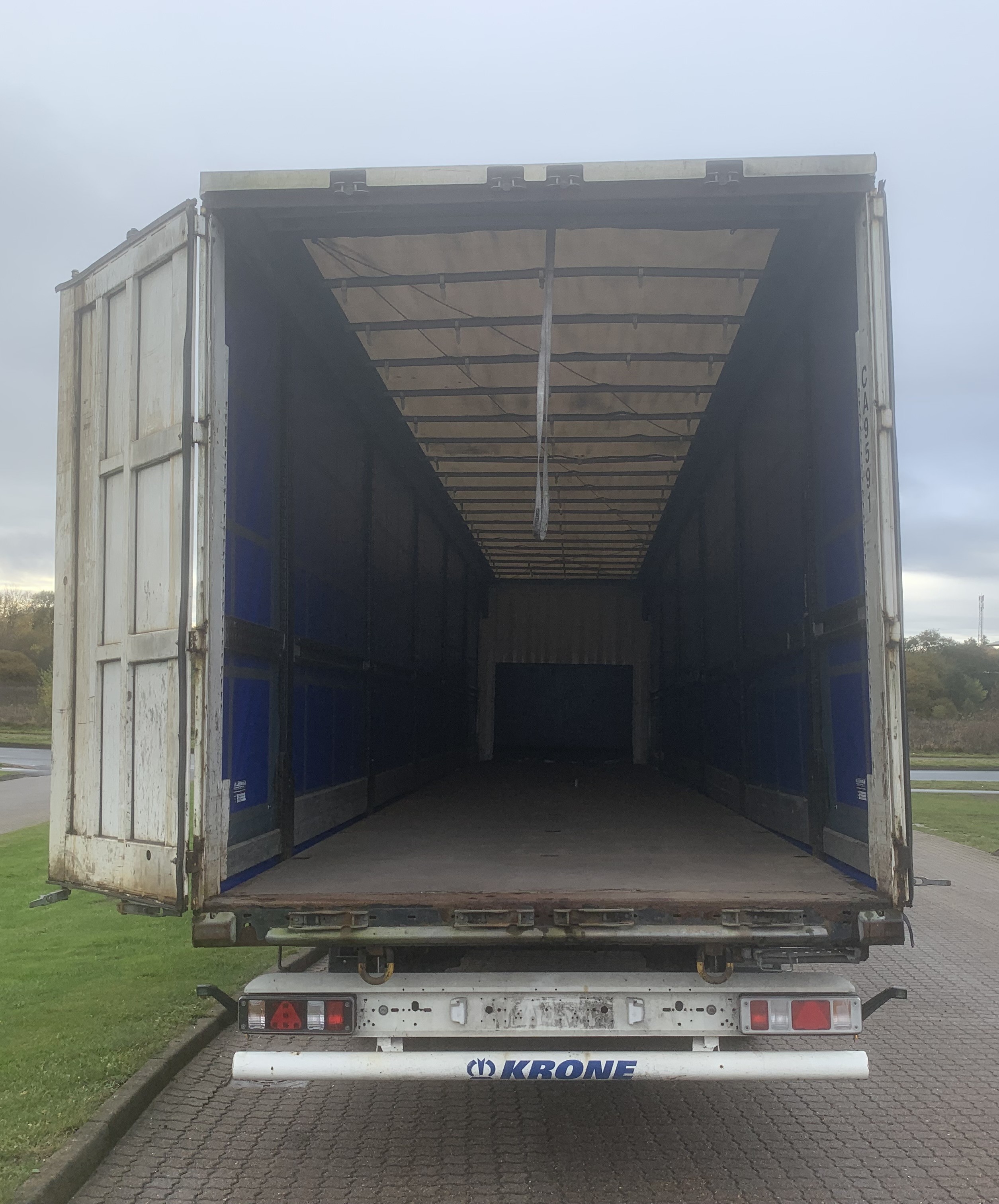 Krone Gardin trailer forberedt for dobbeltdæk