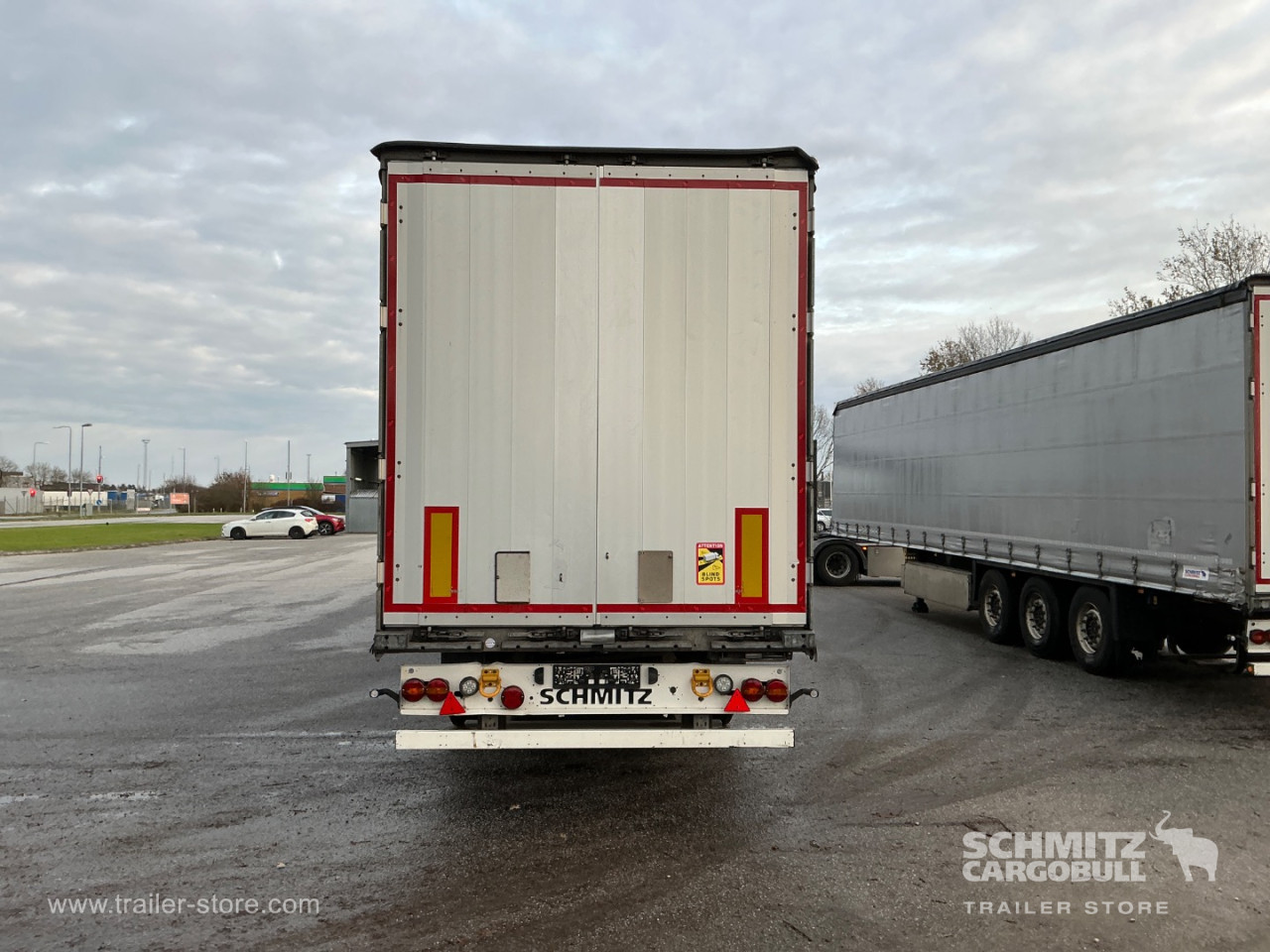 Schmitz Semi Curtainsider Standard , Foldedør højre