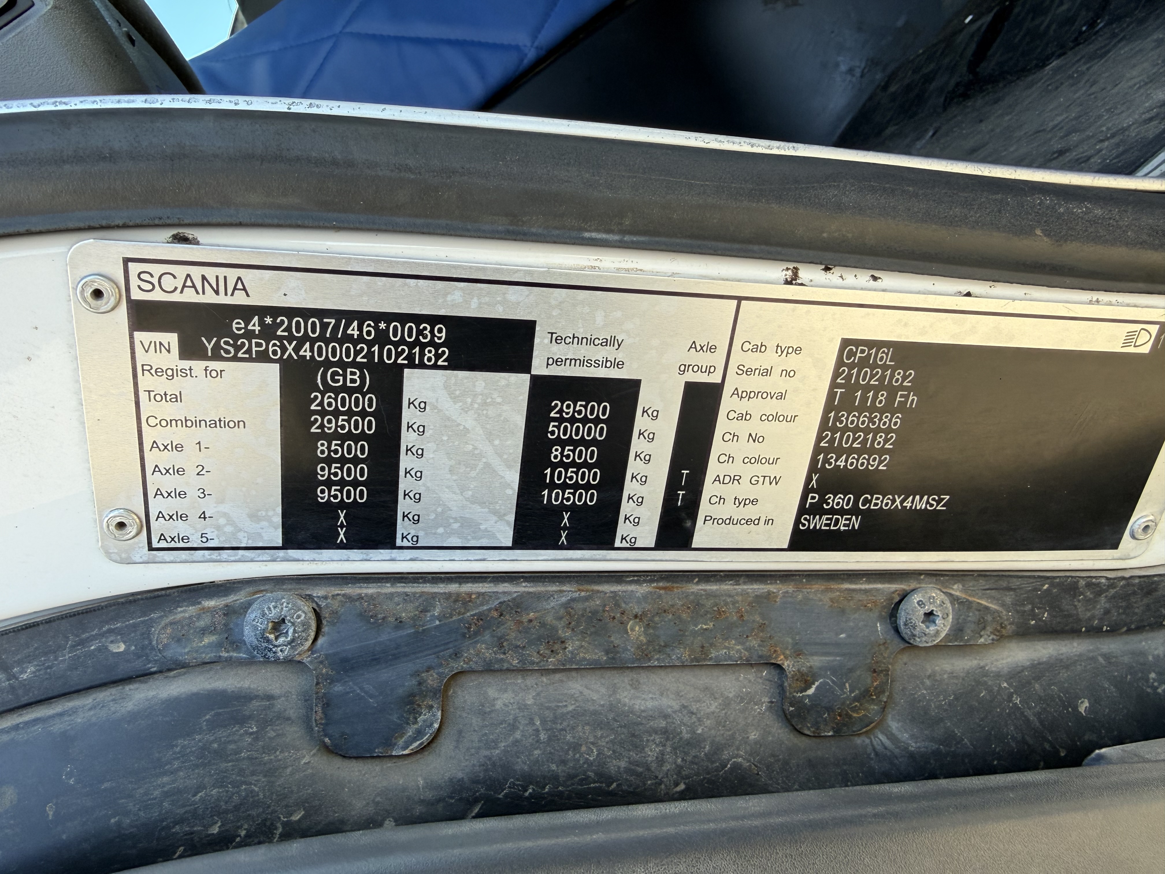 Scania P360 6x4 Hvidtved Larsen Flexline 312 Euro 6