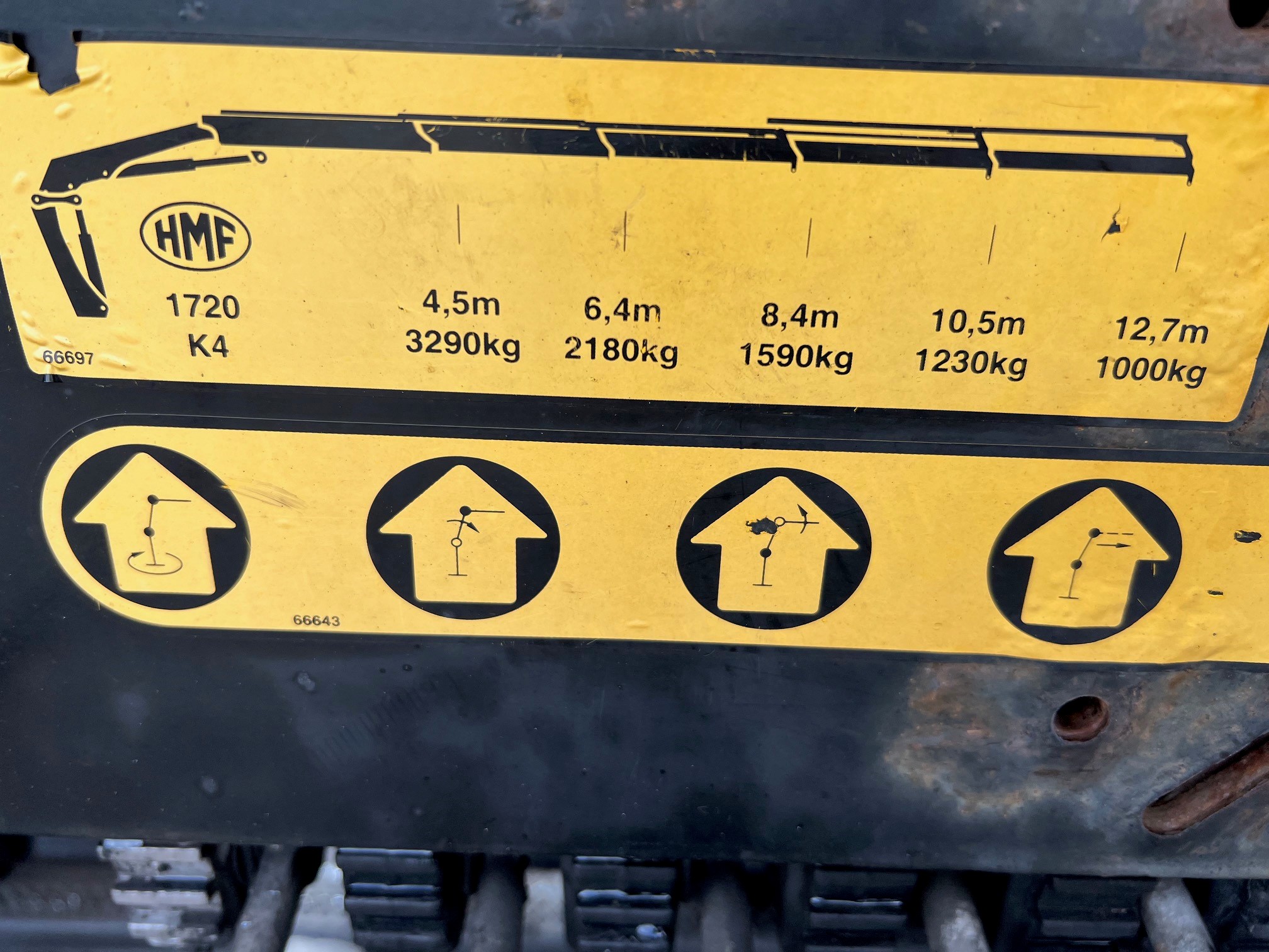 Scania P280 med HMF 1720 kran