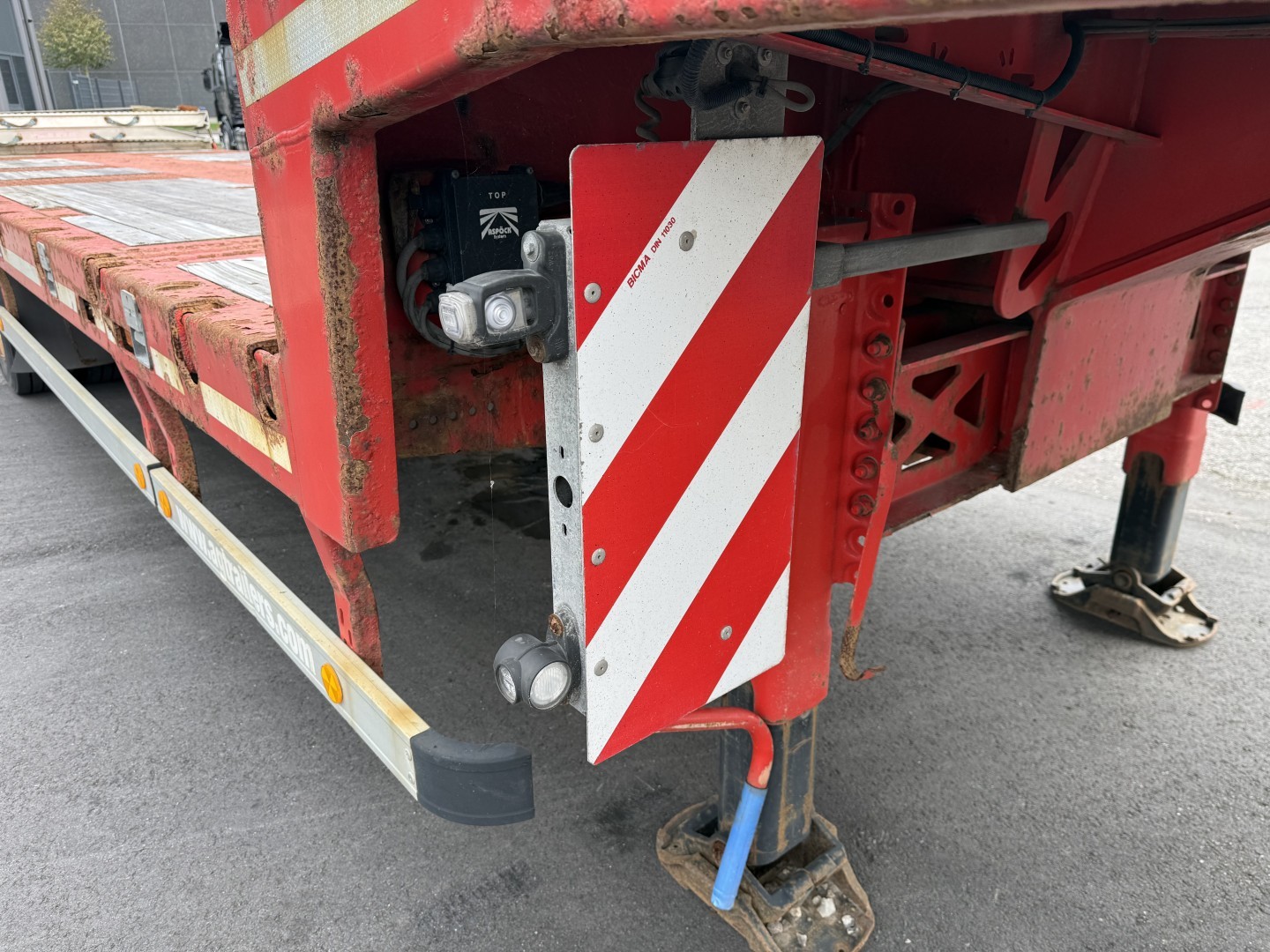 HRD 3 akslet Nedbygget 6,5 m. udtrækstrailer