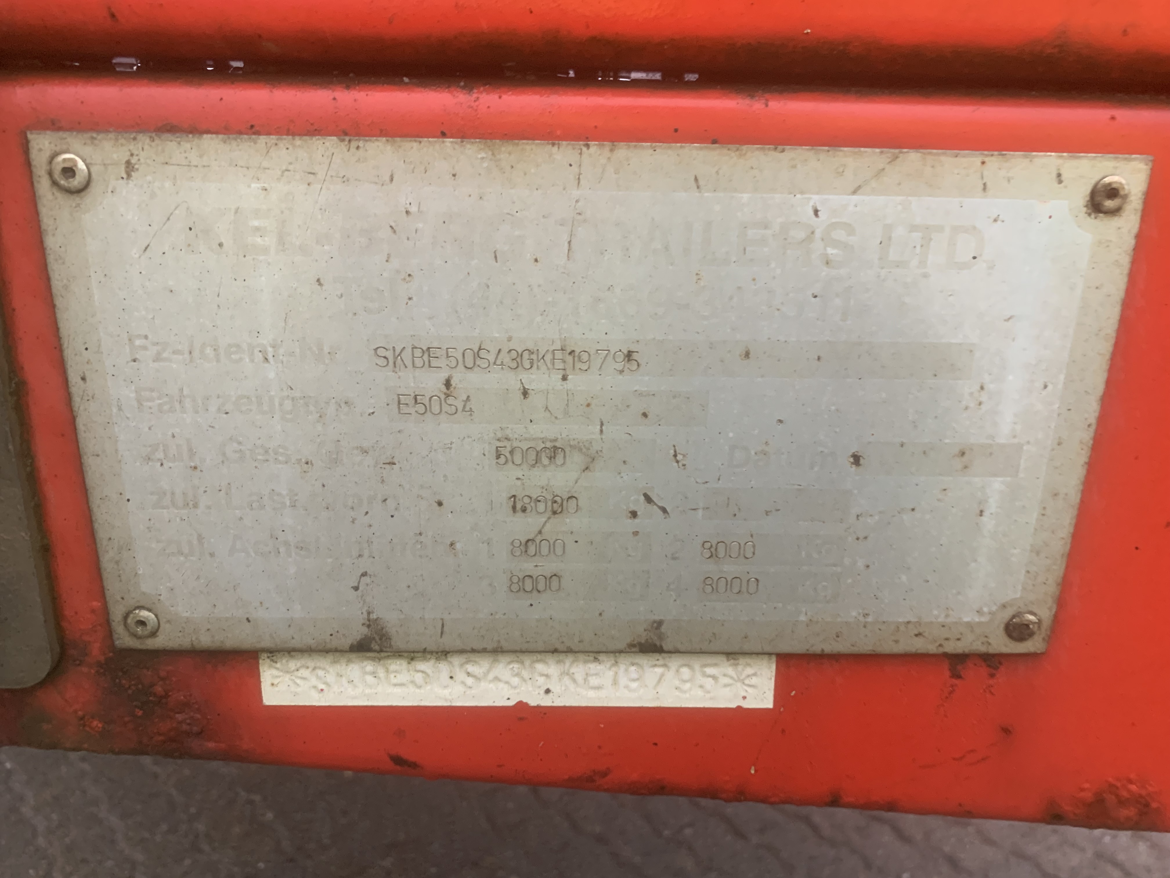 Kel-Berg 4-akslet nedbygget med udtræk