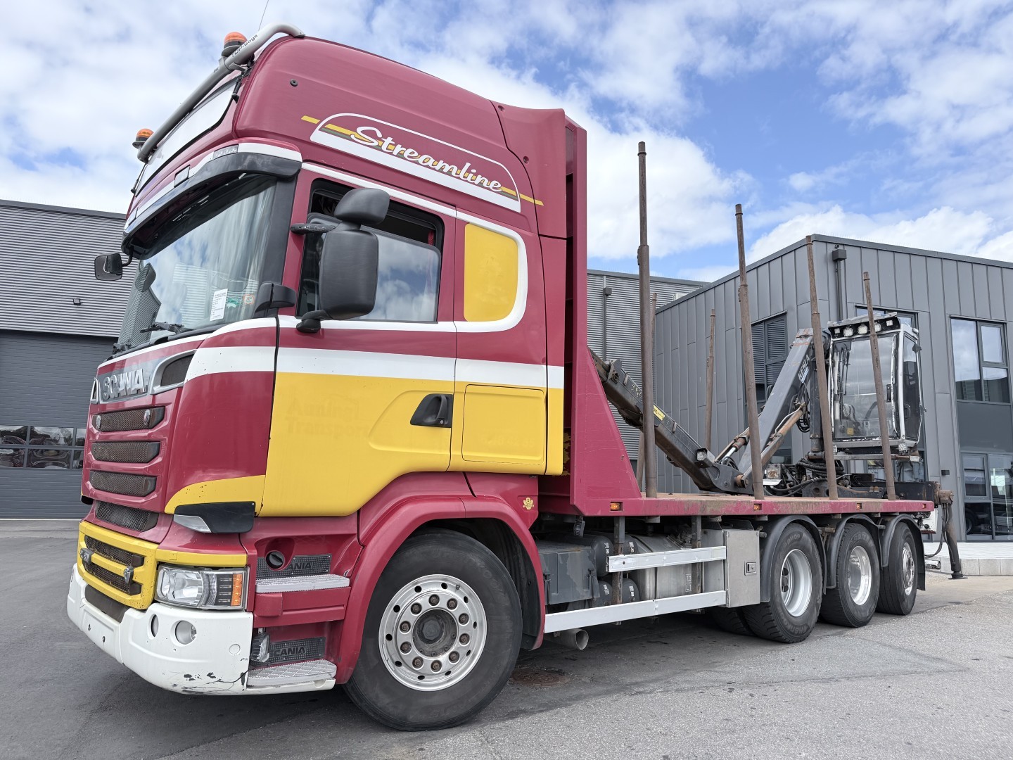 Scania R580 8x4*4 Kesla 21127 Skovbil