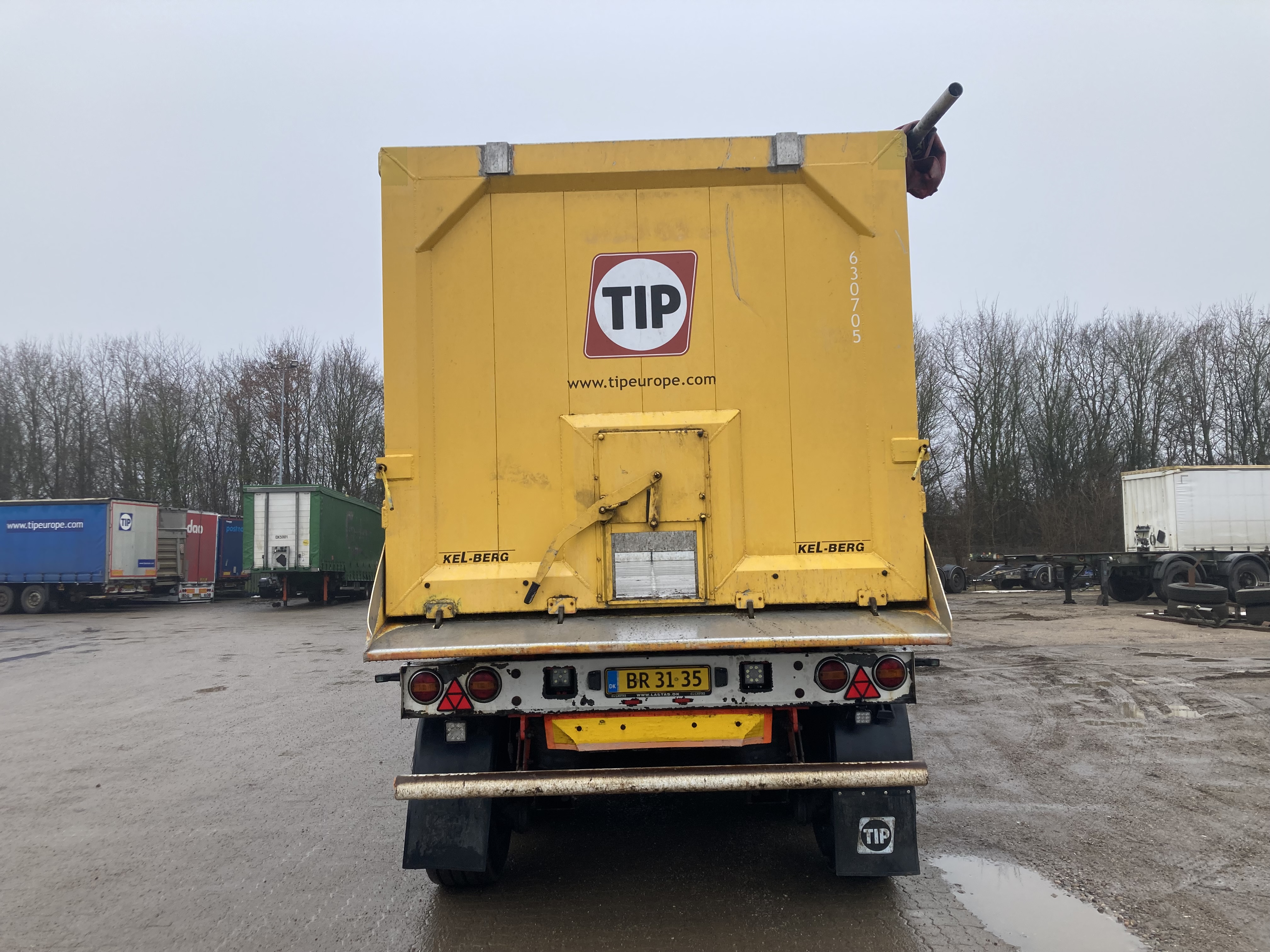 Kelberg 4-akslet tipsættevogn , type T360K