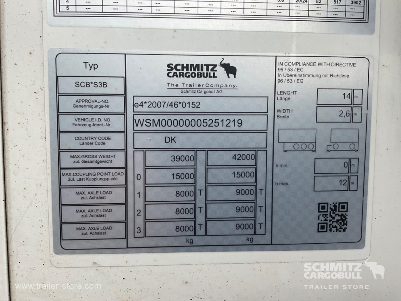 Schmitz Semi Reefer Standard Dobbeltdækk