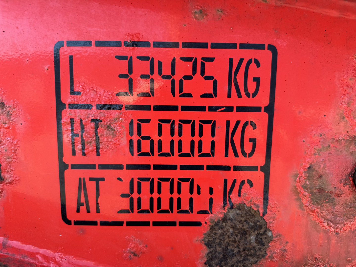 Kel-Berg / Faymonville 4 akslet Udtræks Maskintrailer