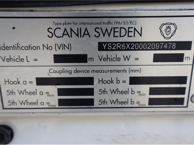 Scania R-serie 580 Globetrotter XL