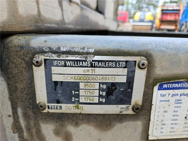Ifor Williams 3500 kg maskintrailer / machinetrailer
