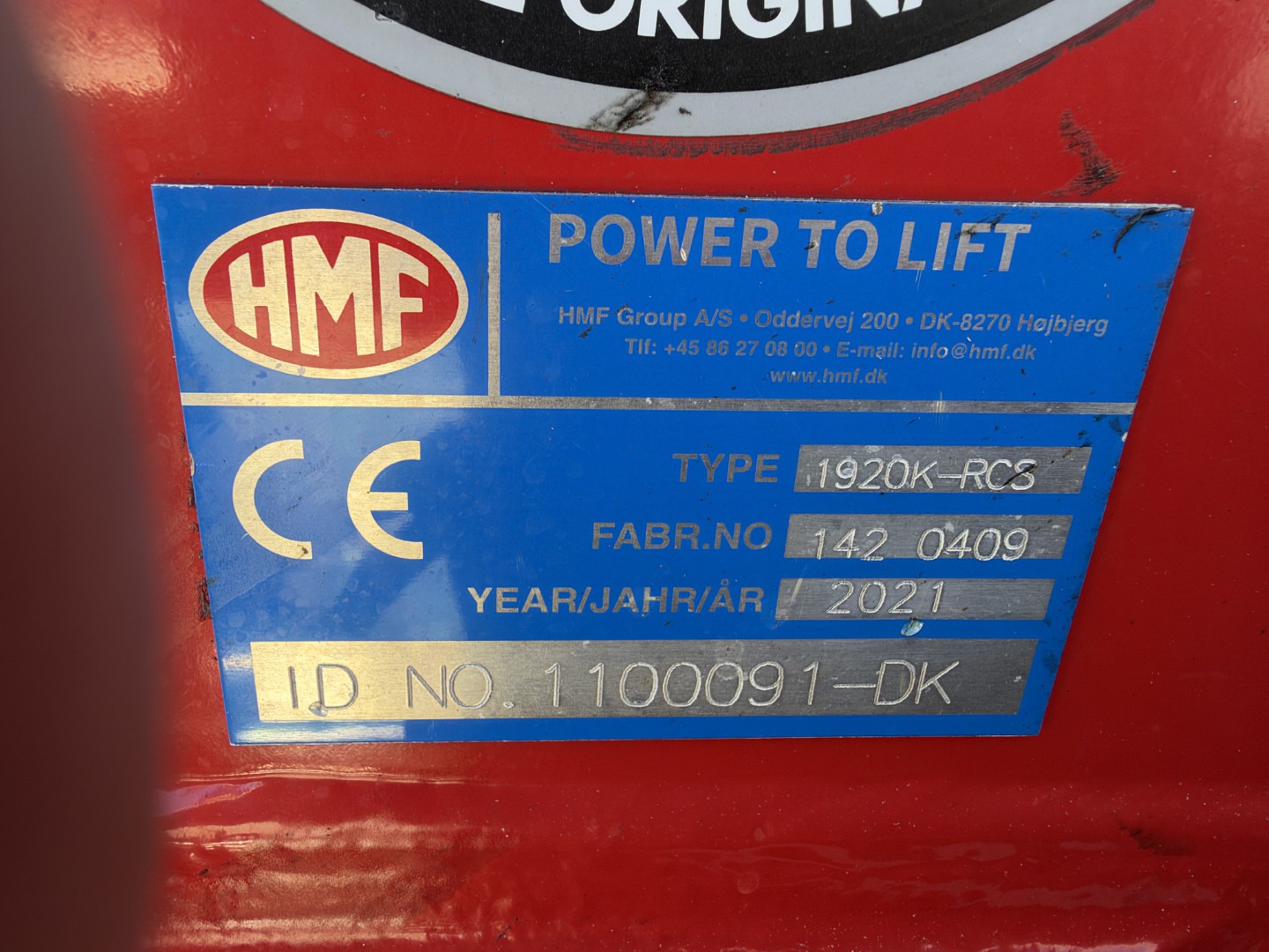 HMF 1920 K4 Radio Control / Kran