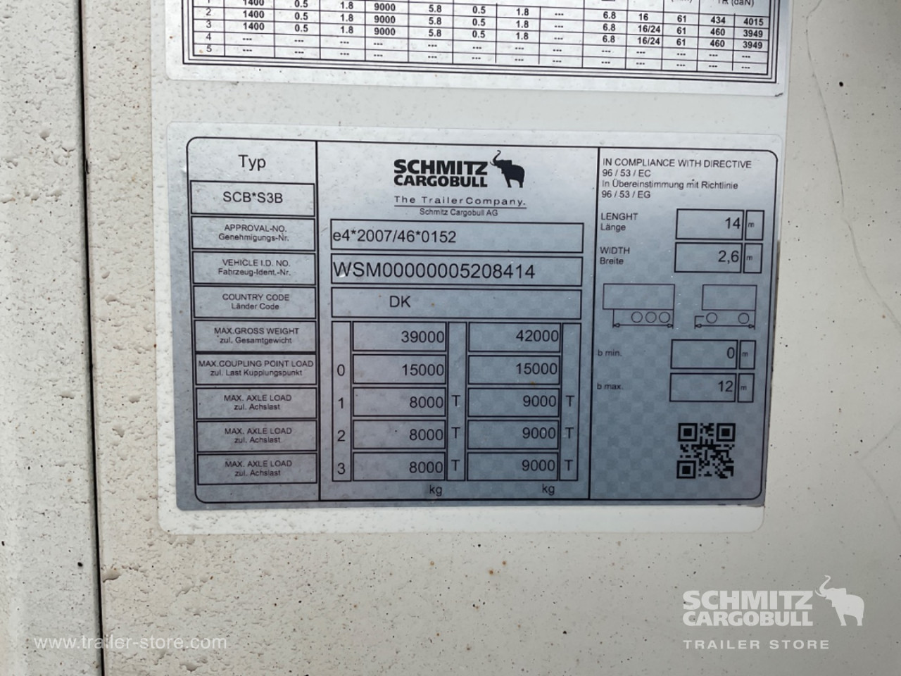 Schmitz Semi Reefer Standard Dobbeltdækk