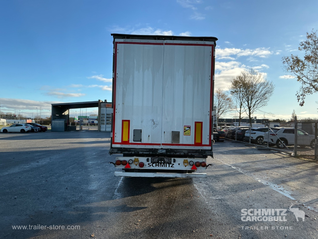 Schmitz Semi Curtainsider Standard , Foldedør højre