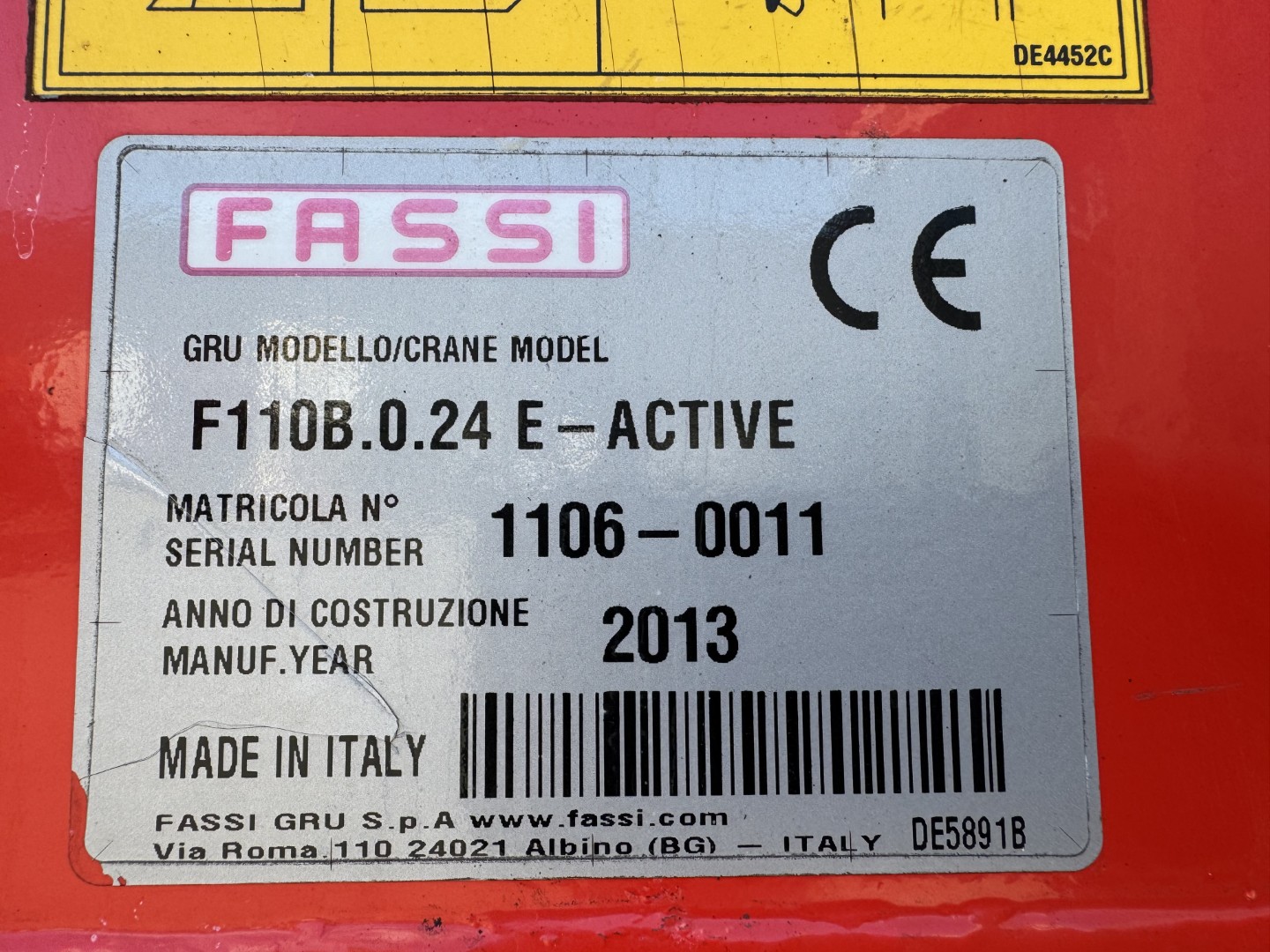 Iveco EuroCargo 160E30 / Kran Fassi F110 / Glaslad