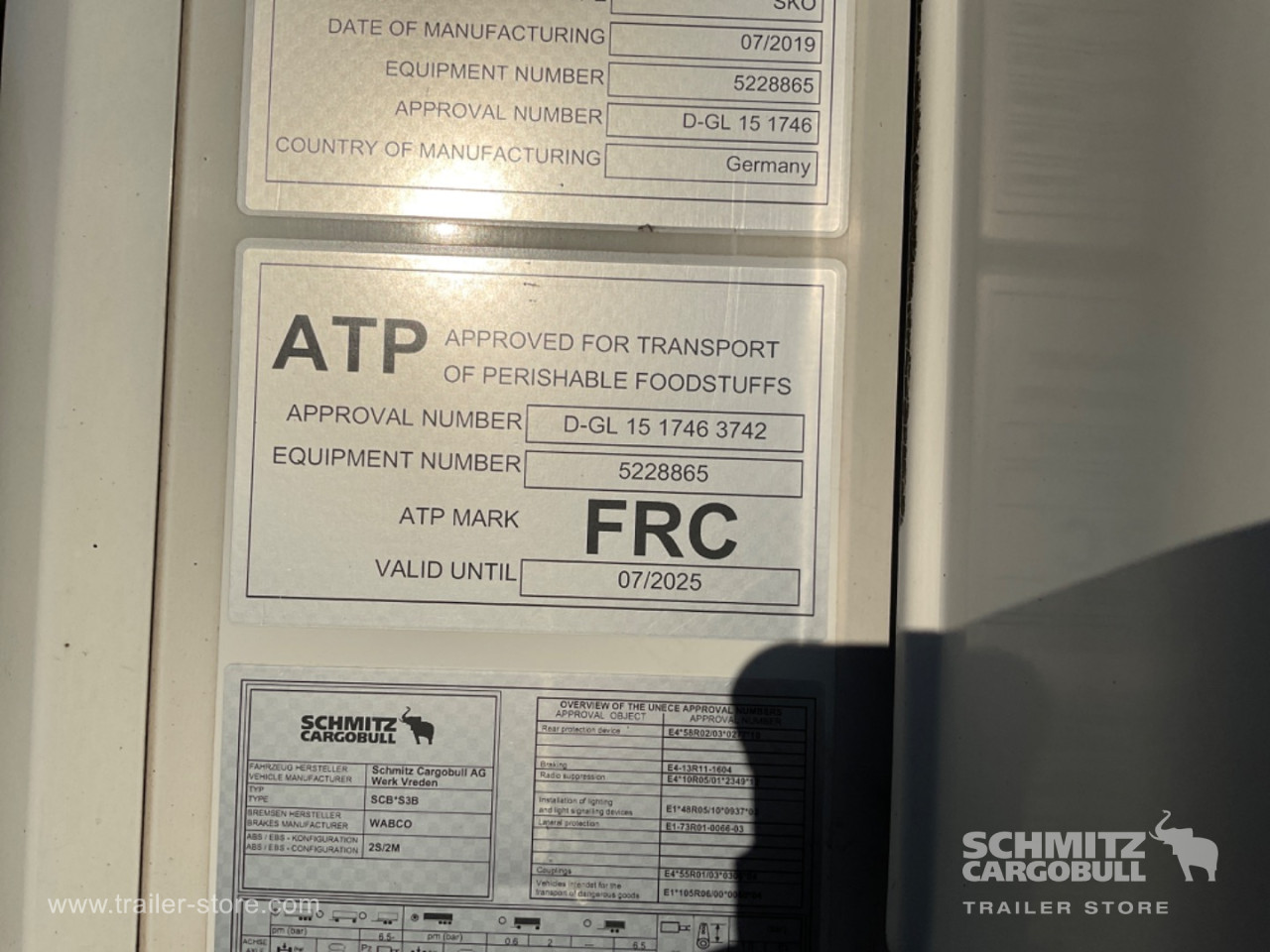 Schmitz Semi Reefer Multitemp Dobbeltdækk