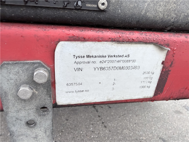 Diverse Tysse Nomek Minislamsuger / 1500 L Rustfri tank Trailer