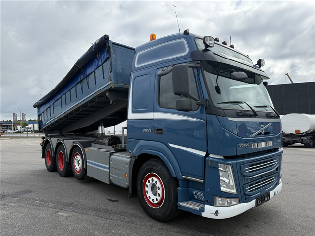 Volvo FM 500 8x4 Pushertridem Tipbil