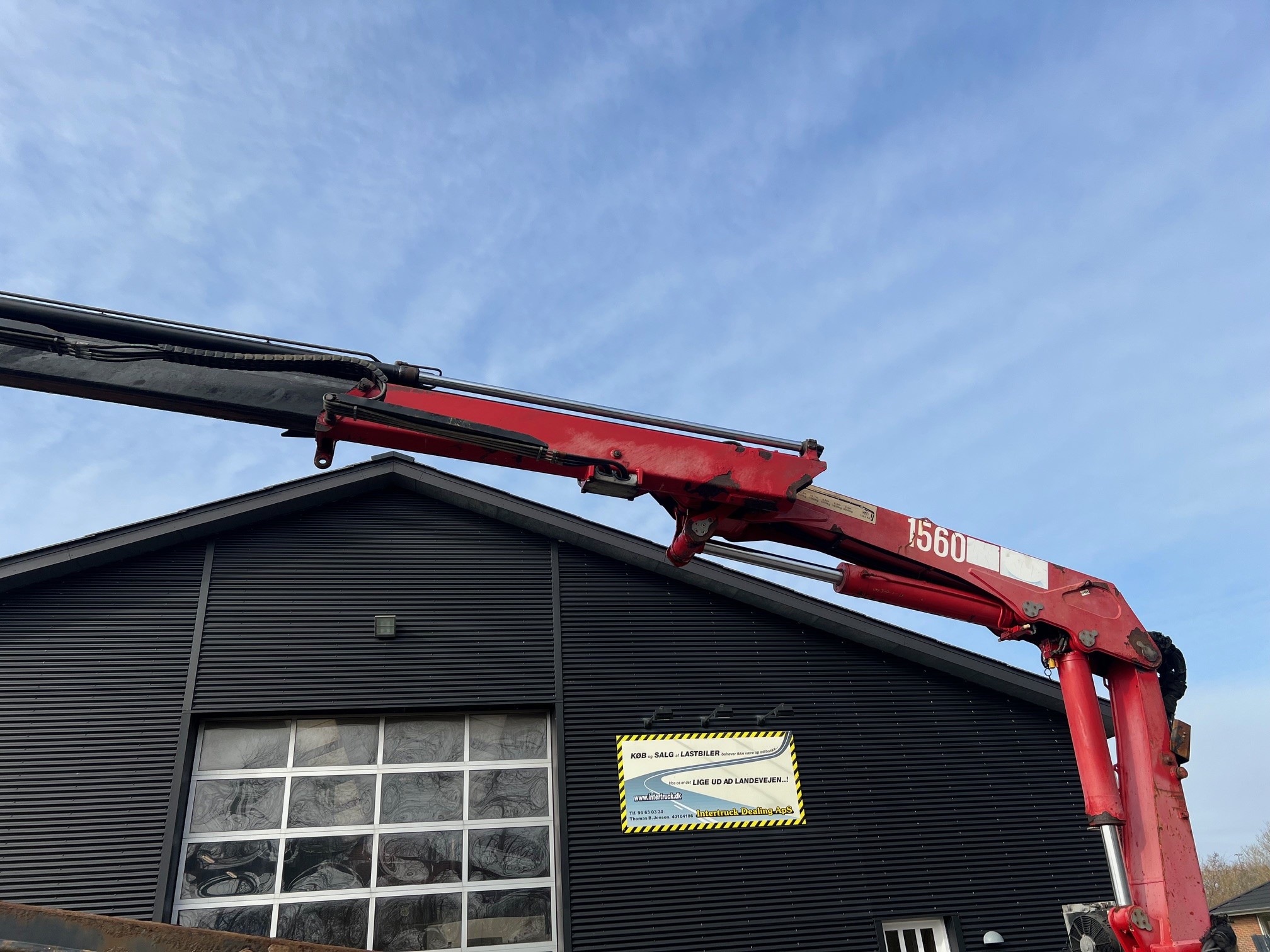 Scania R500 8X4 med HMF hejs og HMF 1560 K5 kran