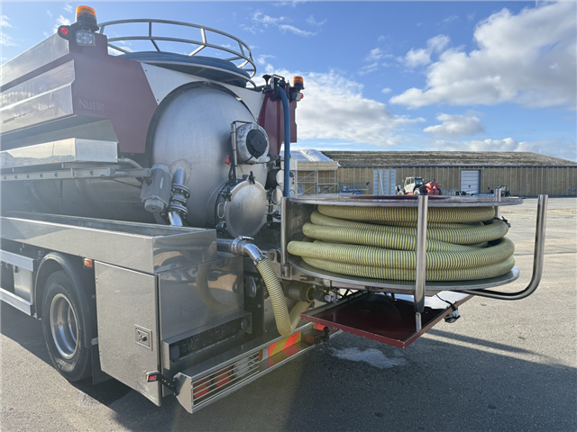 MAN TGM 14.250 VM-Tarm 4.000 l. Rustfri PED Slamsuger Euro 6