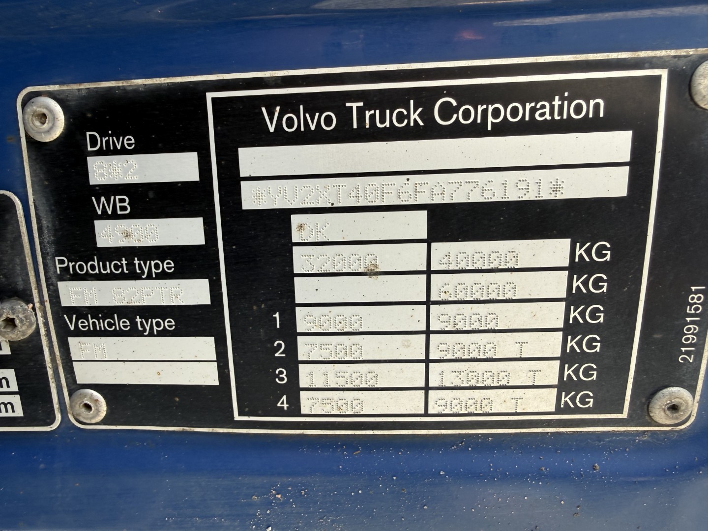 Volvo FM500 8x2*6 Sawo kroghejs