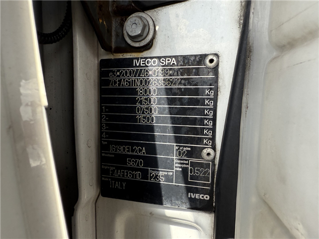 Iveco EuroCargo 180E32 4x2 Schmitz / Thermo King T-1200R Spectrum