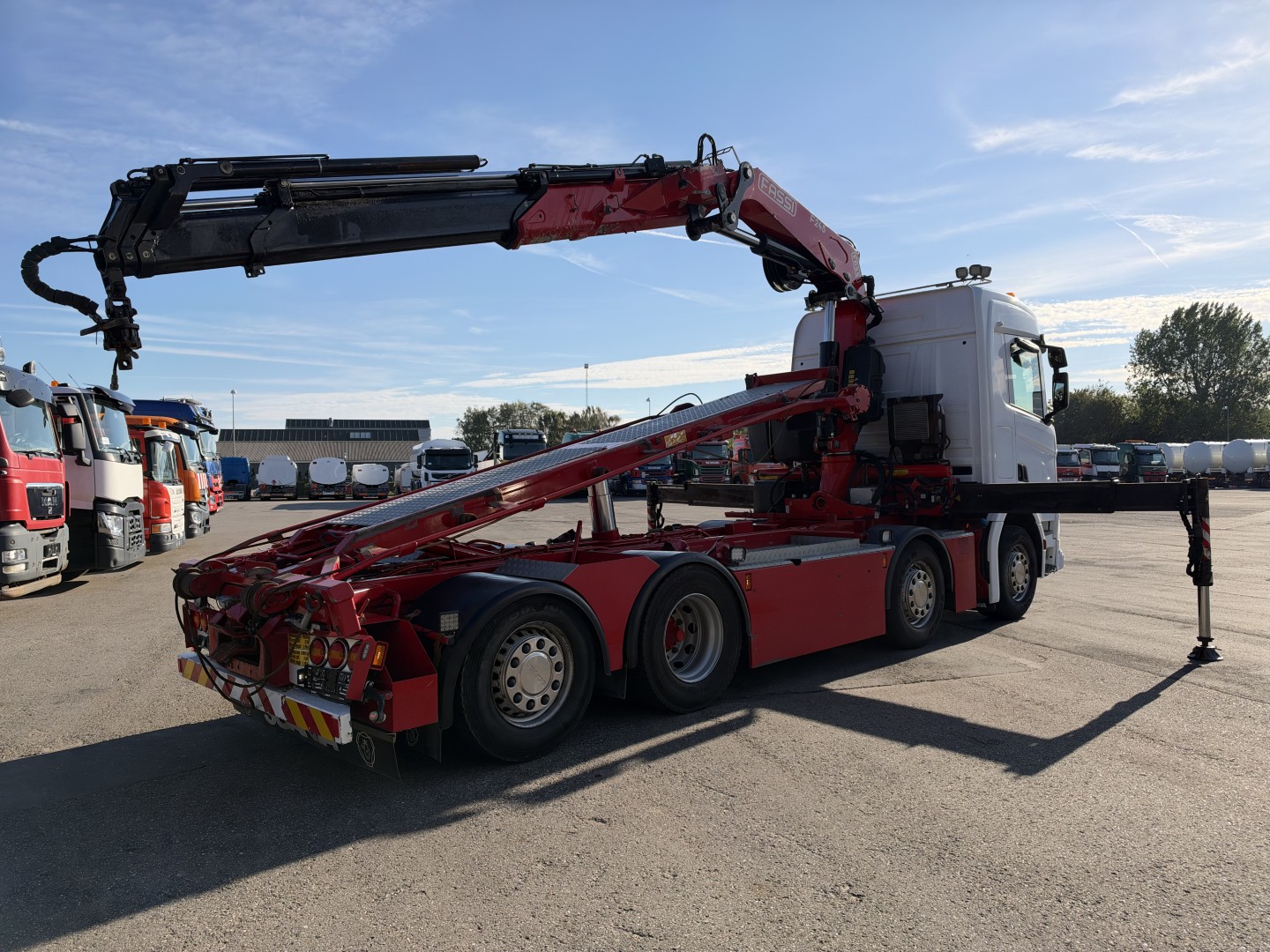 Scania R450 NGS 8x2*6 Fassi F245A 5 udskud wirehejs
