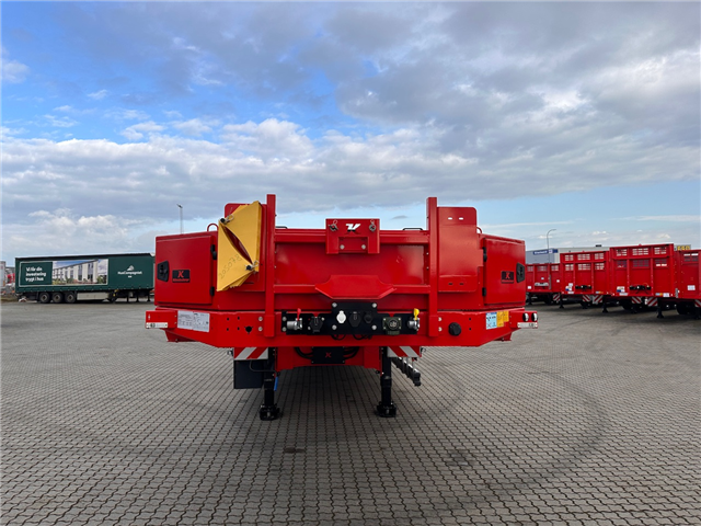 Kässbohrer SLH-3, Udtrækkelig, Tvangsstyrring Maskintrailer