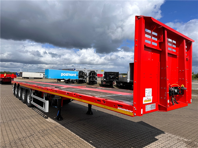 Kässbohrer SPA X4, Udtrækkelig Flatbed