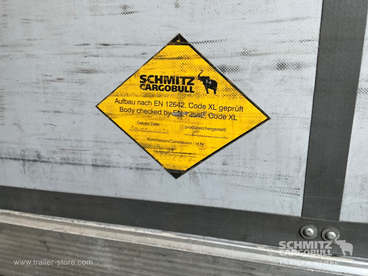 Schmitz Semi Curtainsider Standard , Foldedør højre