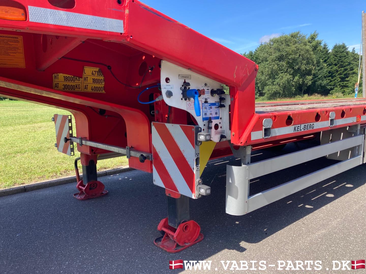 Kel-Berg 4 akslet Maskintrailer 2022