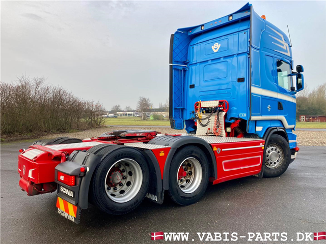 Scania R520 Euro6 Boggie med 3 strengs hydraulik