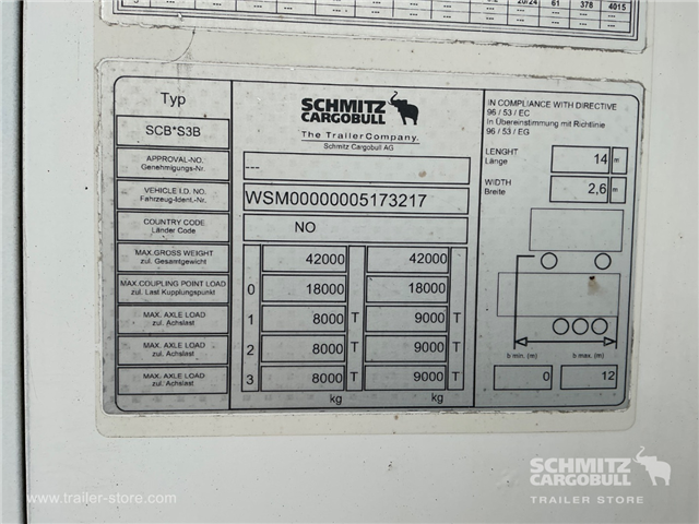 Schmitz Semi Reefer Multitemp Dobbeltdækk