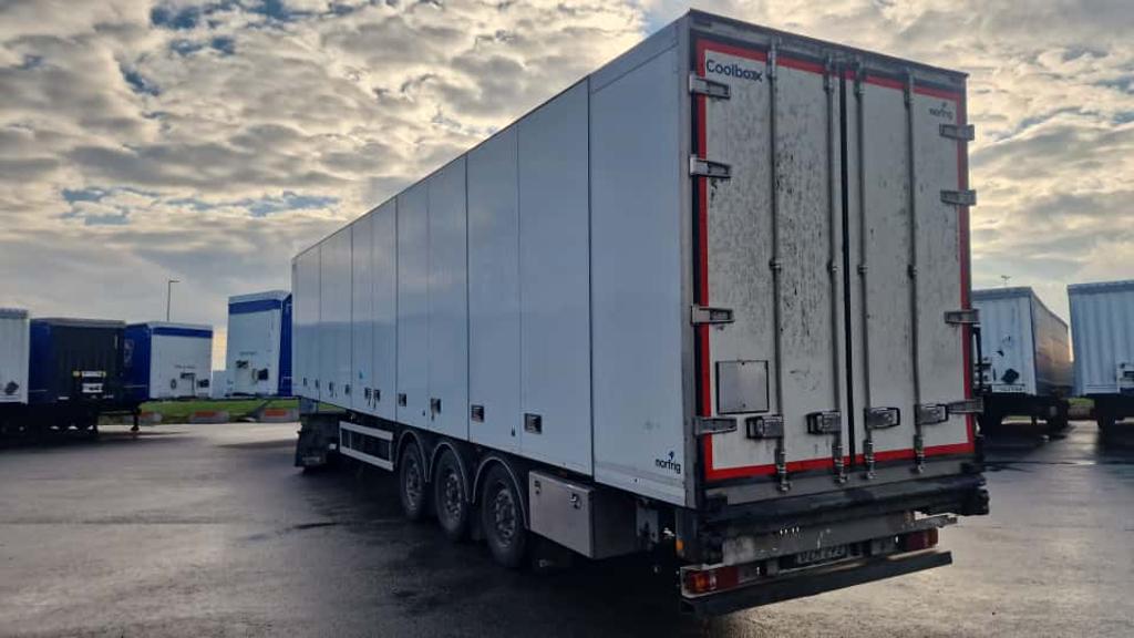 Norfrig 3-akslet køletrailer m. åbningsbar side