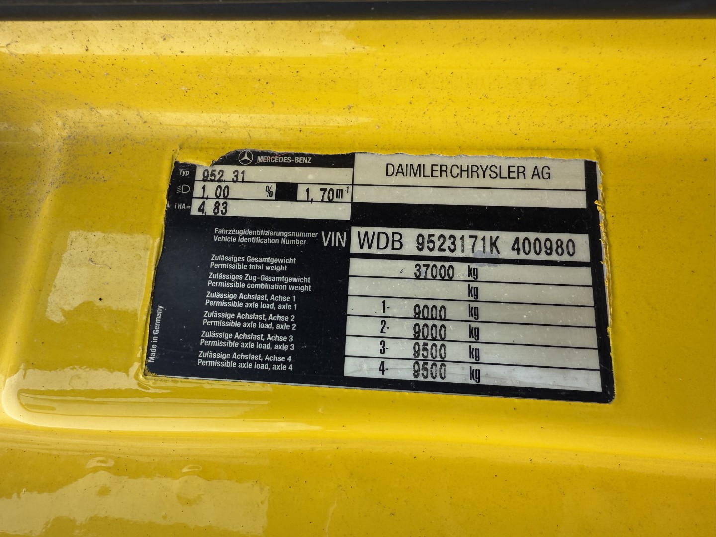 Mercedes Actros 4140 8x4 KOKS MEGAVAC 8000 ADR 13.500 l. Rustfri stål Tørsuger