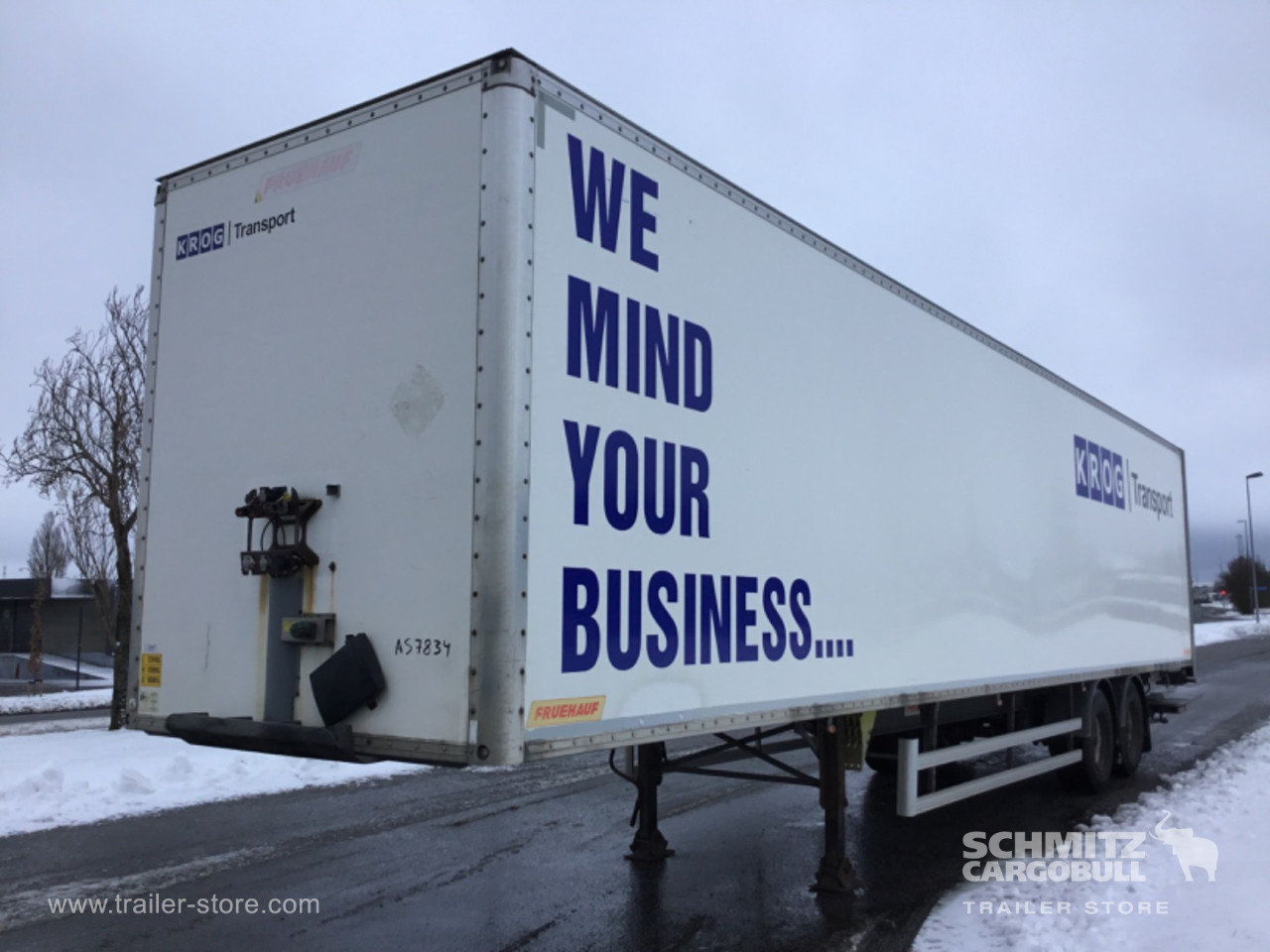Fruehauf Auflieger Trockenfrachtkoffer Lift