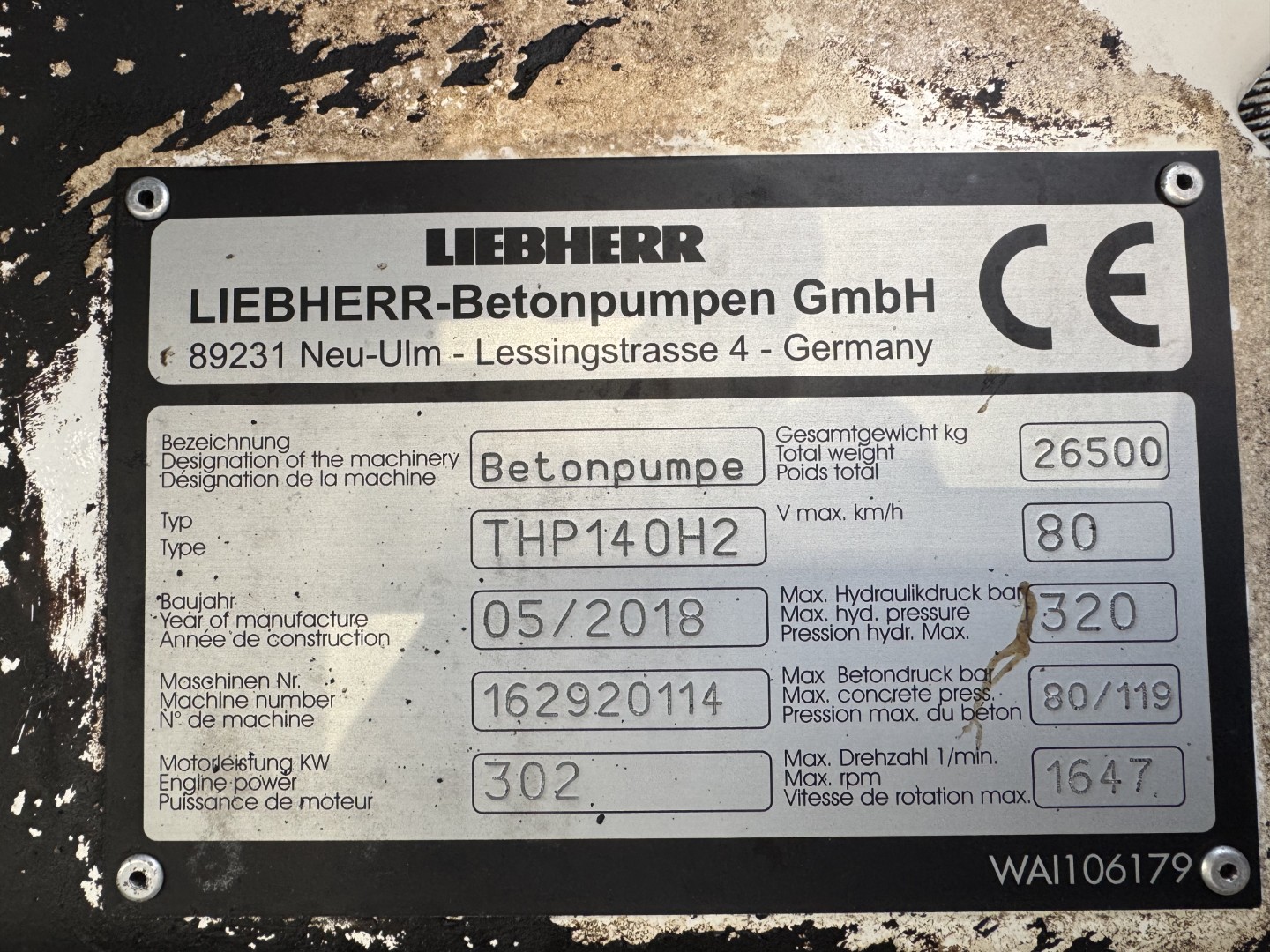 Scania P410 6x4 Liebherr THP 140 H 24 M4 XH Betonpumpe